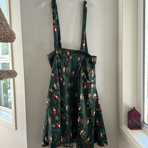 Modcloth x Collectiff Skirt with suspenders 14 - Picture 2 of 5